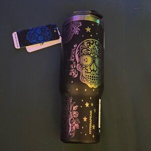 NWT Hydrapeak Halloween Sugar Skull Tumbler 💀☠️💀